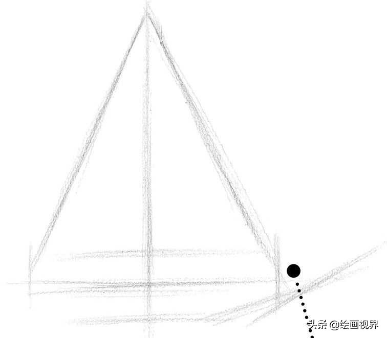 零基础几何体教程：分步骤讲解圆锥体画法，收藏起来临摹学习