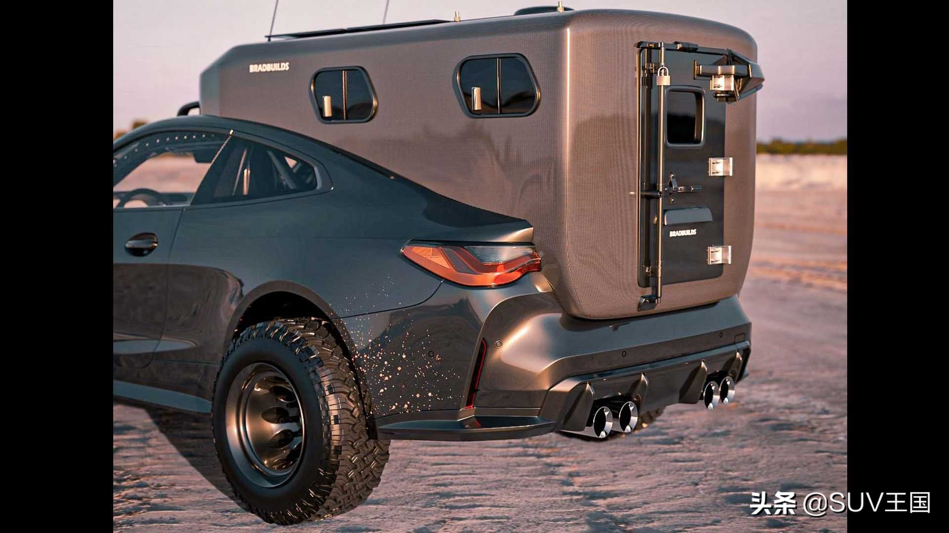 宝马 m4 越野房车,这样的设计,你买账不?