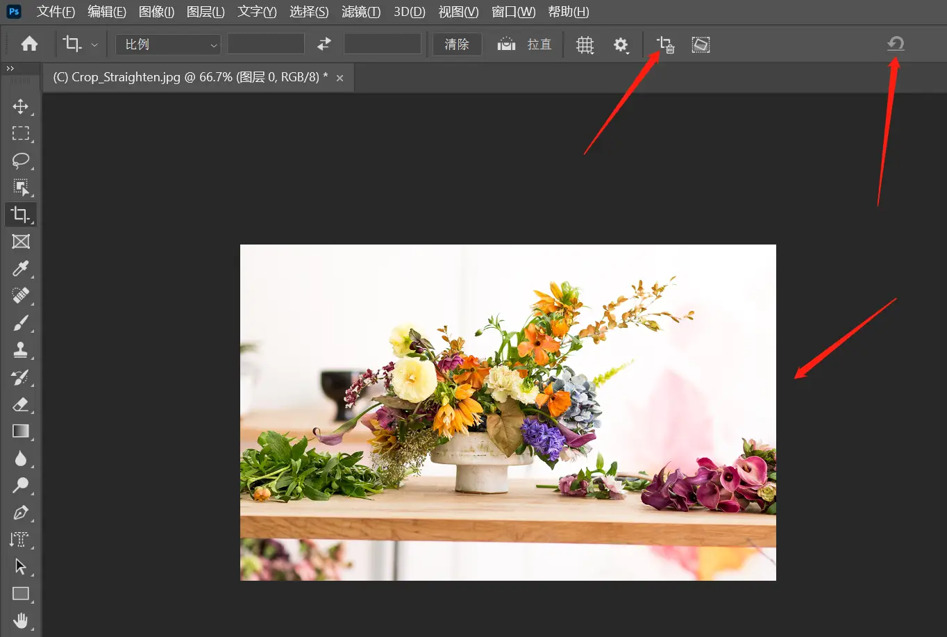 八：一分钟学会PS裁剪和调整图像大小