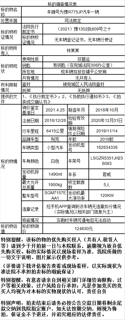 南阳大批车辆被低价拍卖！低至1.1万！别克、宝马全都有，速看