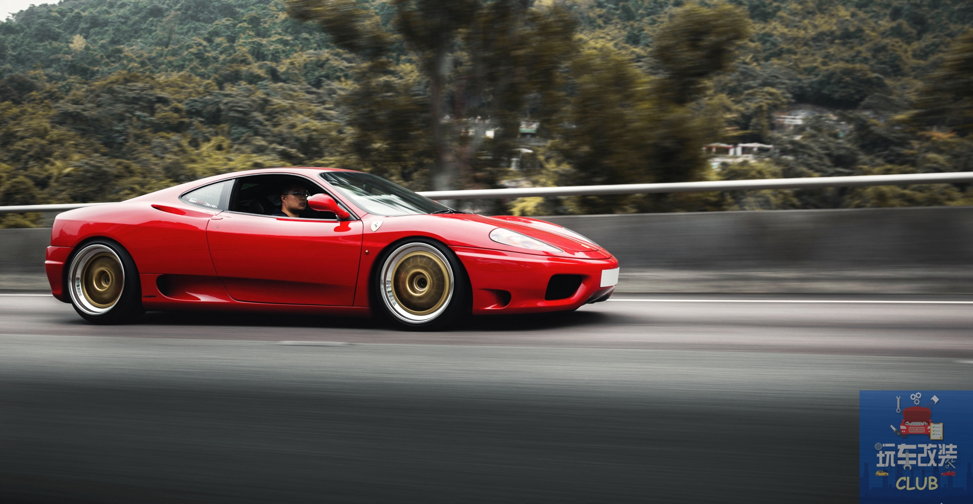 为了那匹马!法拉利360!