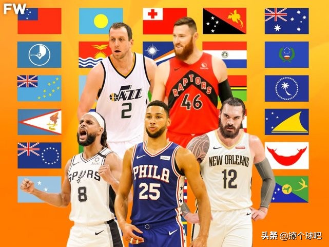 美洲球队有哪些nba球星(美媒排NBA6大洲最强阵容，亚洲南美凑一队，欧洲能挑战北美？)