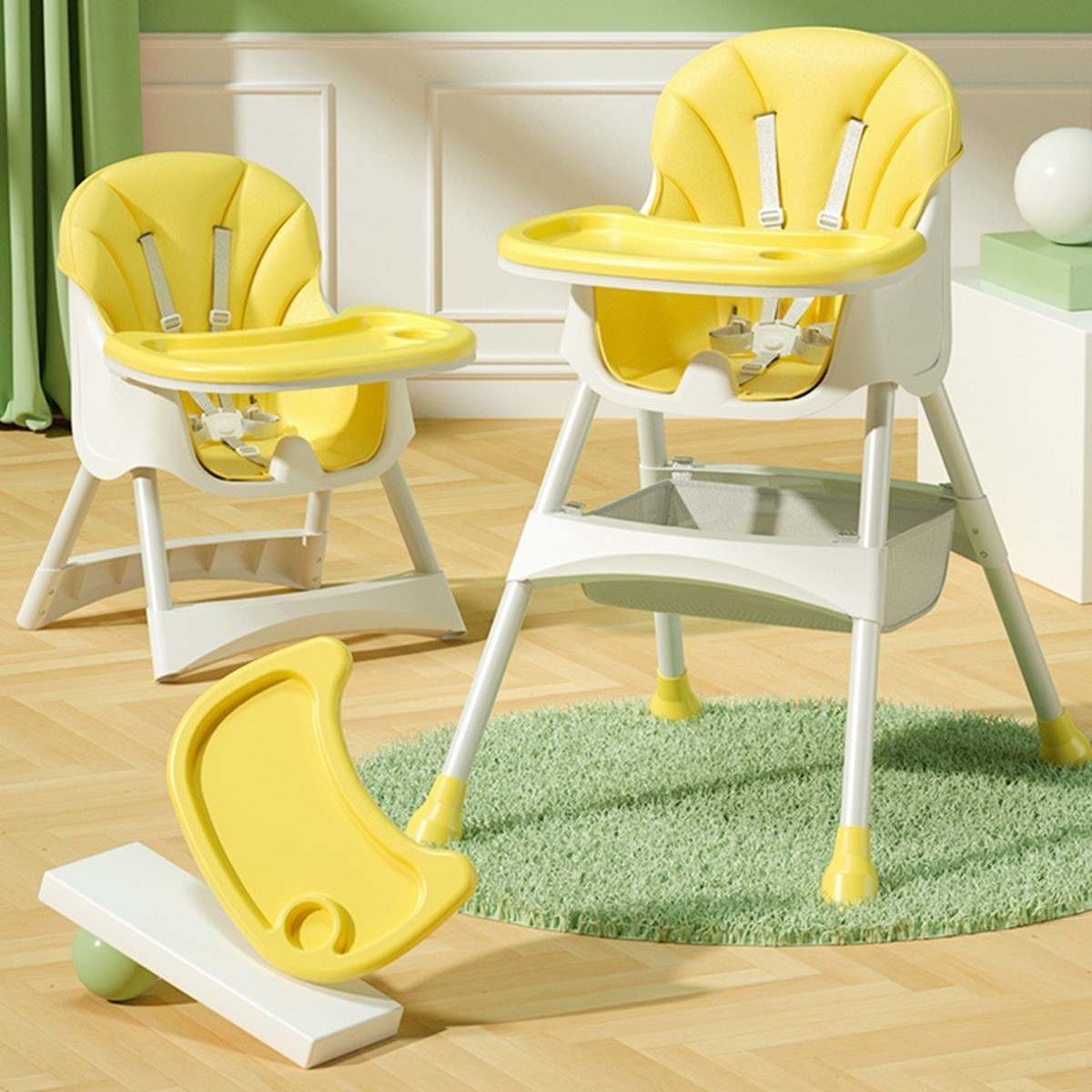 北欧婴儿成长椅子宝宝餐椅桌椅家用可调节儿童吃饭实木凳子高脚椅-阿里巴巴