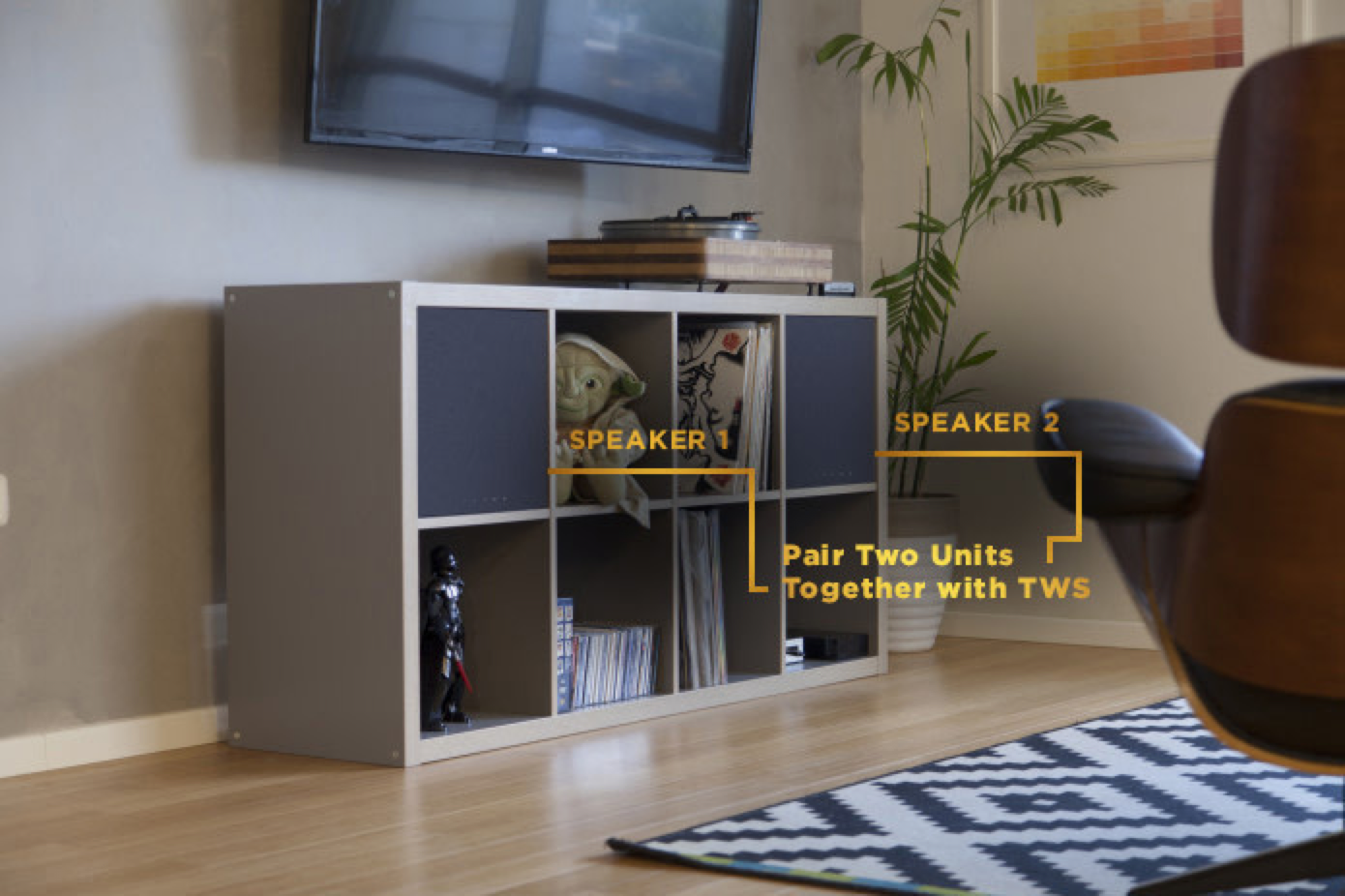 隐身好听好用！超适合用与电视机搭配的摩雷Hogtalare蓝牙音响