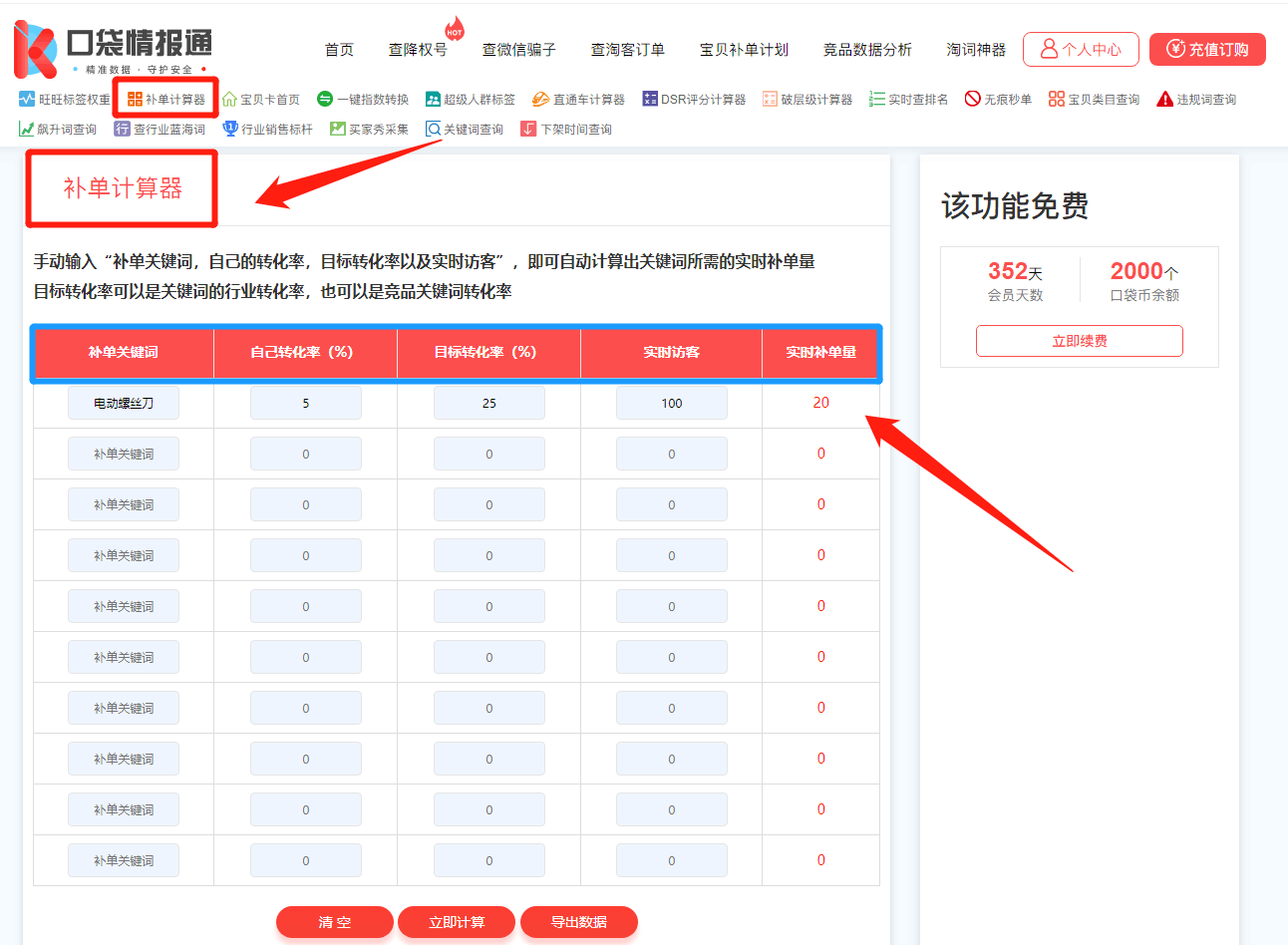 淘宝天猫卖家，如何计算自己和行业转化率差多少单？
