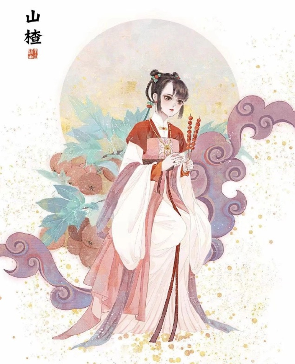 当中草药拟人化，三七变英俊的古风公子，枸杞是美艳的汉服美人