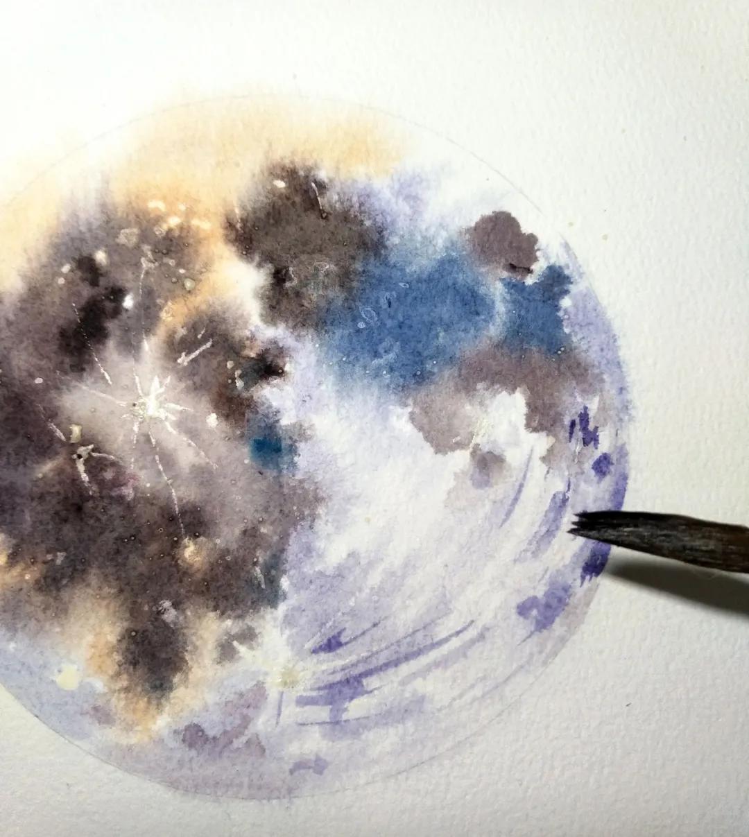 月球怎么画 画月球的方法