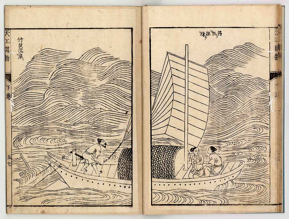 中国17世纪的工艺百科全书(明代宋应星的天工开物)