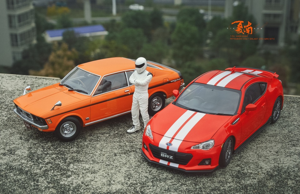 模玩秀：长谷川 1:24 三菱Colt Galant1971