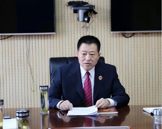 黄龙县人民检察院召开党组（扩大）会议学习党的十九届六中全会精神