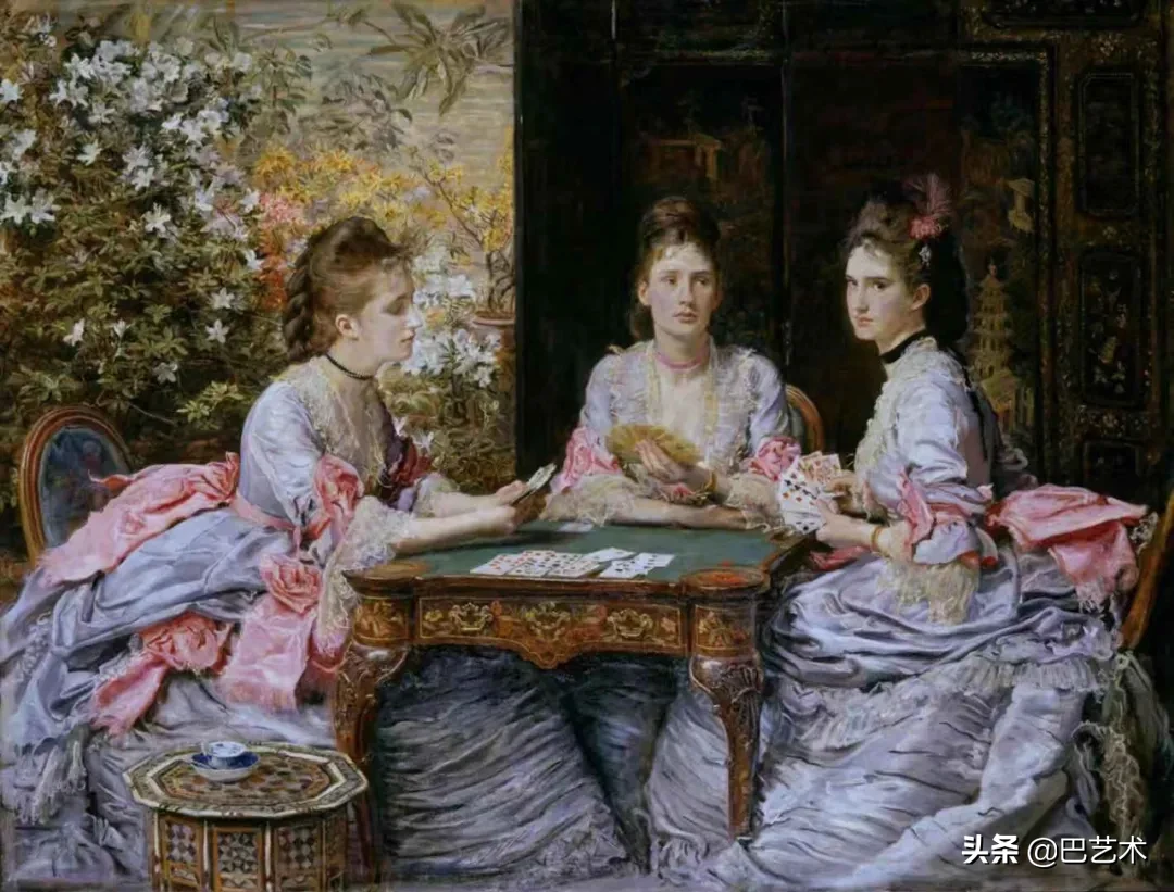 （观艺术）《欧洲宫廷女性》油画作品高清欣赏