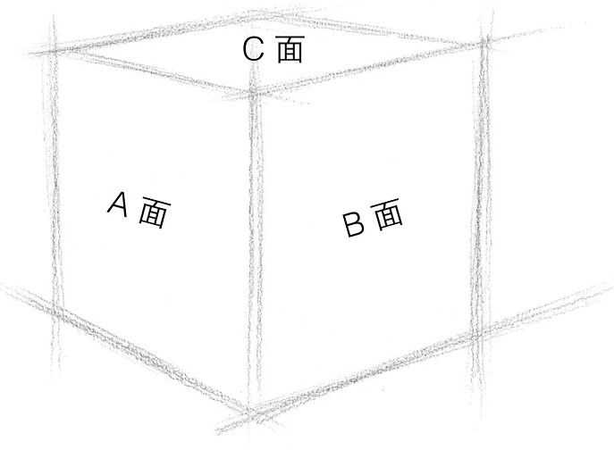 正方体怎么画步骤图片，立体素描正方体步骤图片