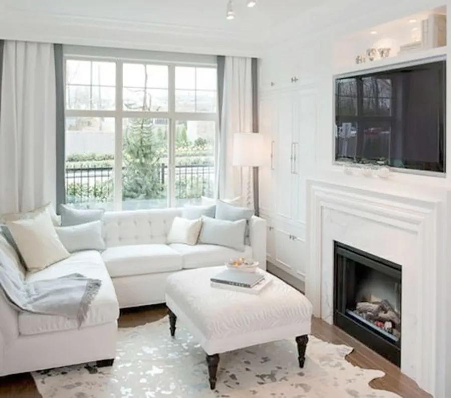 他家10㎡客厅好大！全靠布局技巧，大沙发放上还是宽敞