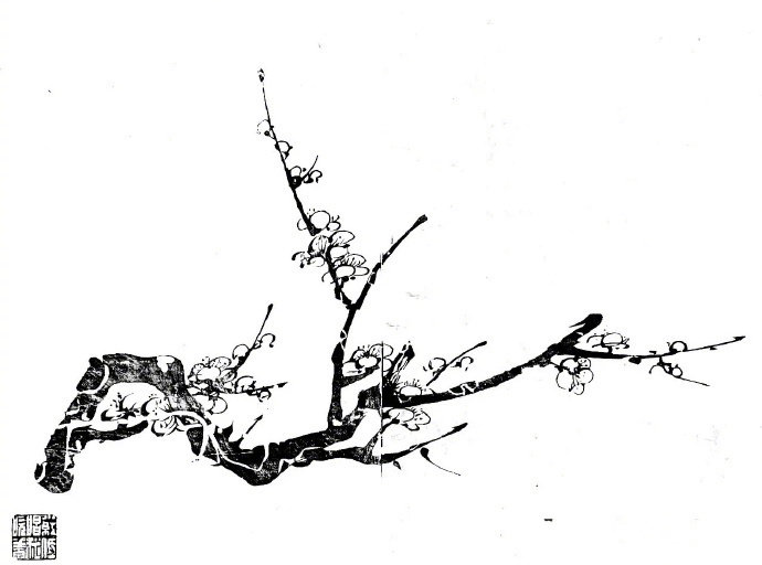 梅花的画法和其它常见花卉是不一样的,这里讲的画法并不是很难,但是