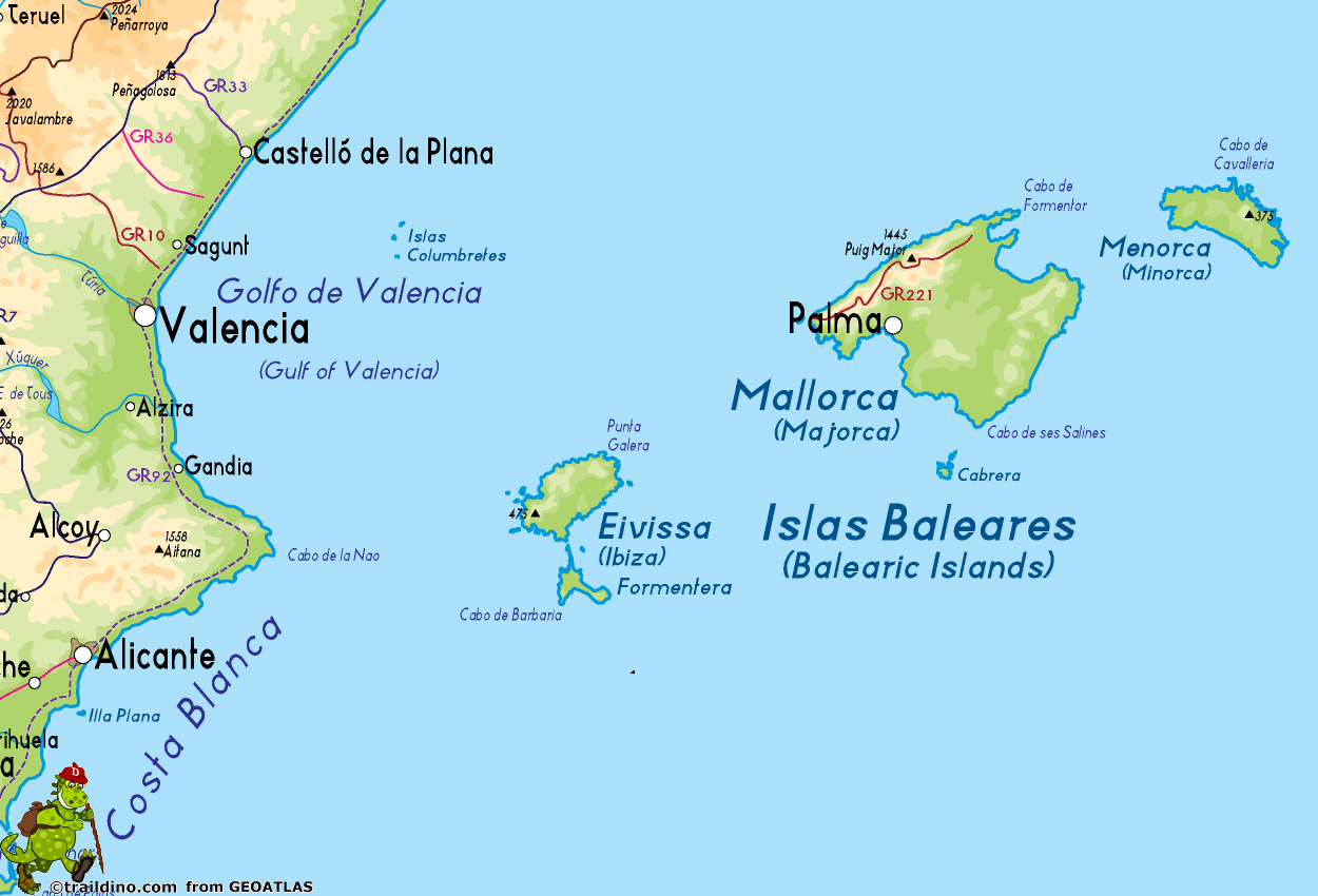 巴利阿里群岛在哪巴利阿里群岛地图