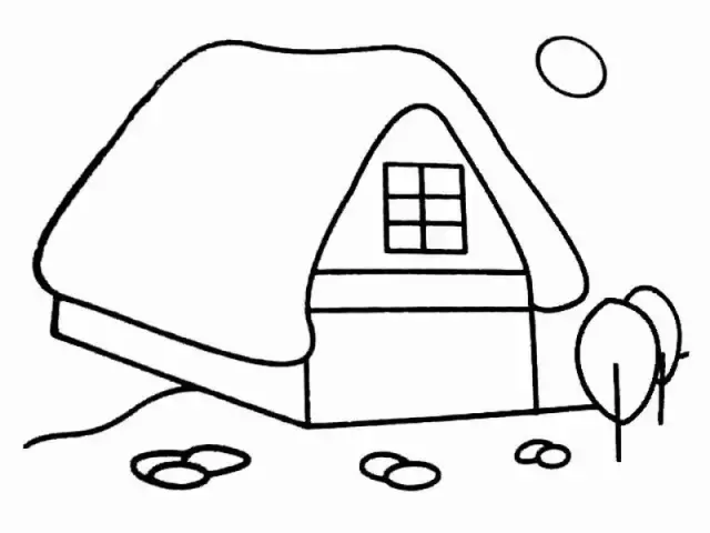 幼儿园房子简笔画系列，上色更漂亮，为孩子收藏！