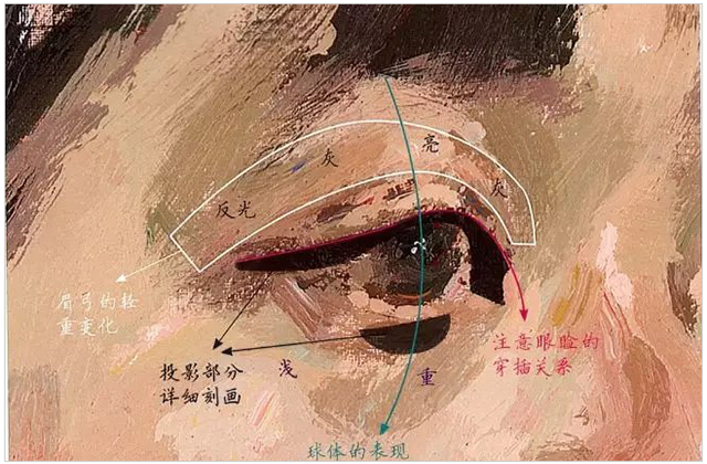 画好色彩头像从五官开始，央美色彩作品，这才是高分卷该有的样子