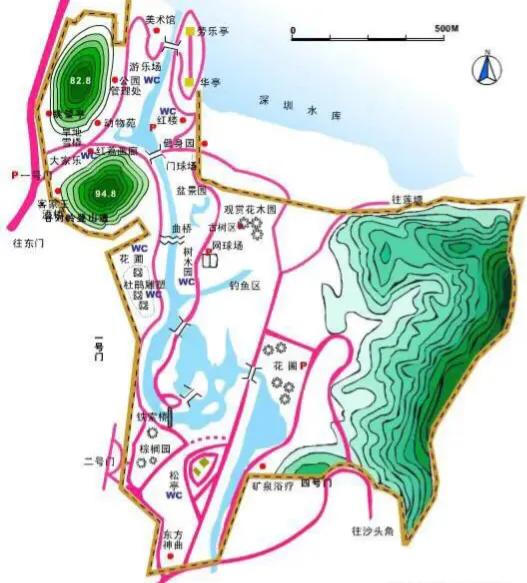 深圳十大免费特色的湖泊公园