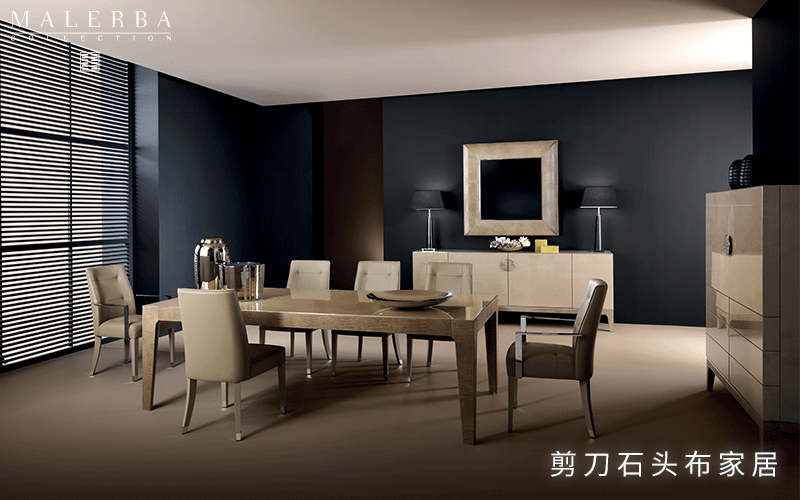 Malerba进口家具，融东西方美学于一体的经典意式家具