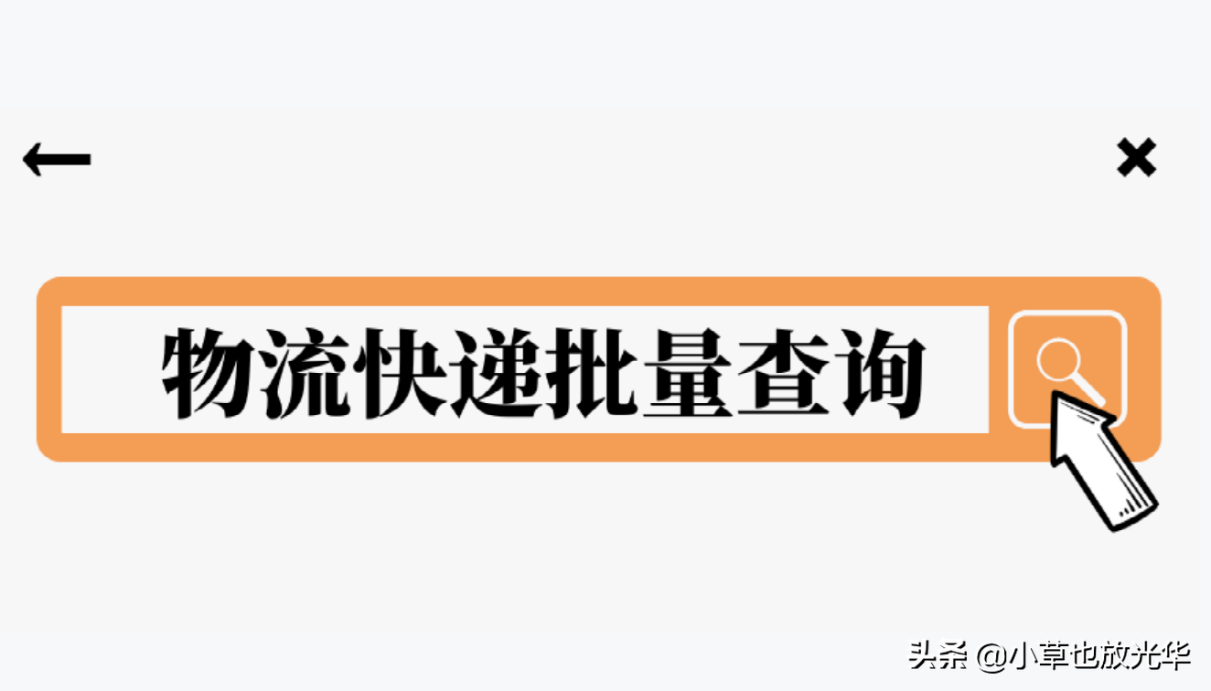 自动识别查询快递单号圆通、中通……，适用全网快递公司快递查询