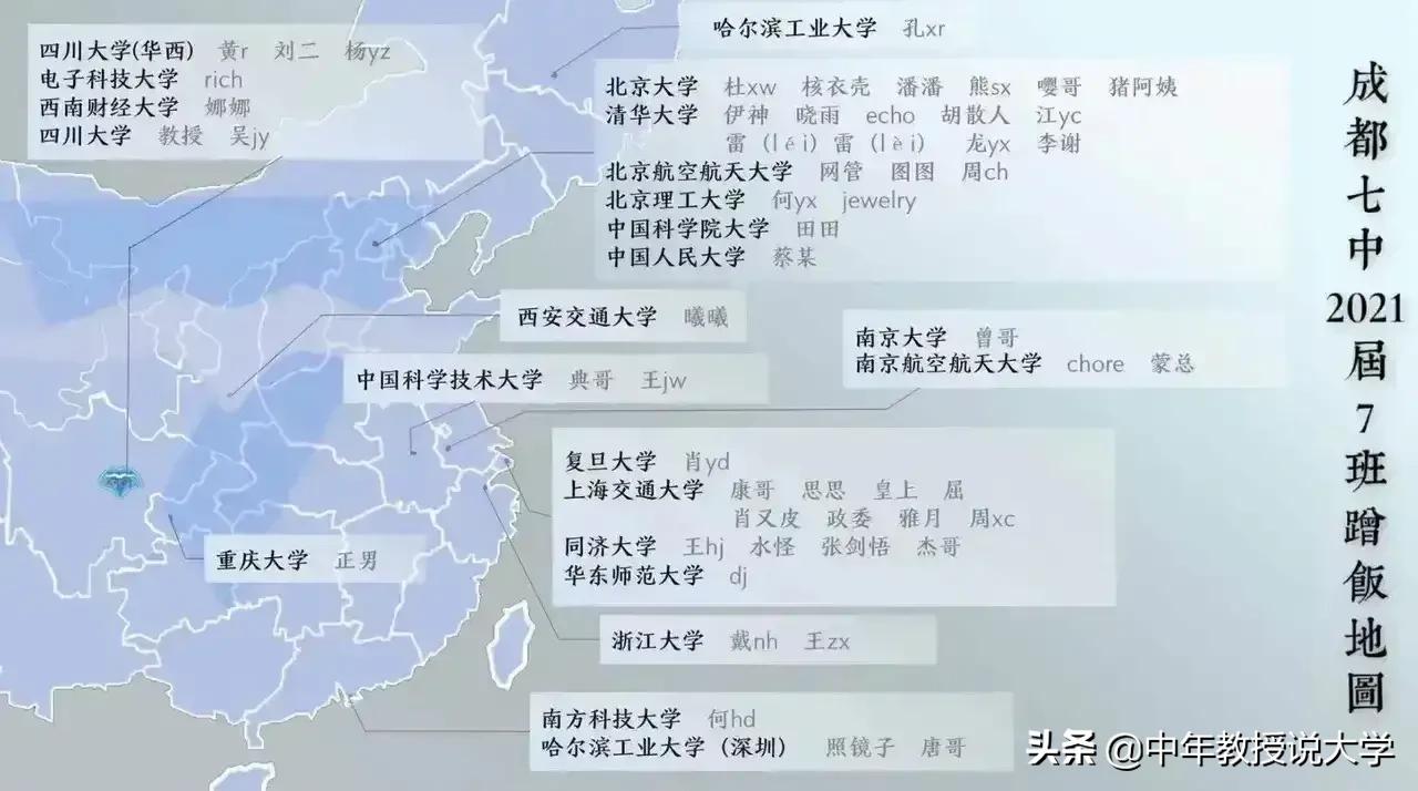 成都七中的高考战果，全国稳7争5冲3，有异议吗？
