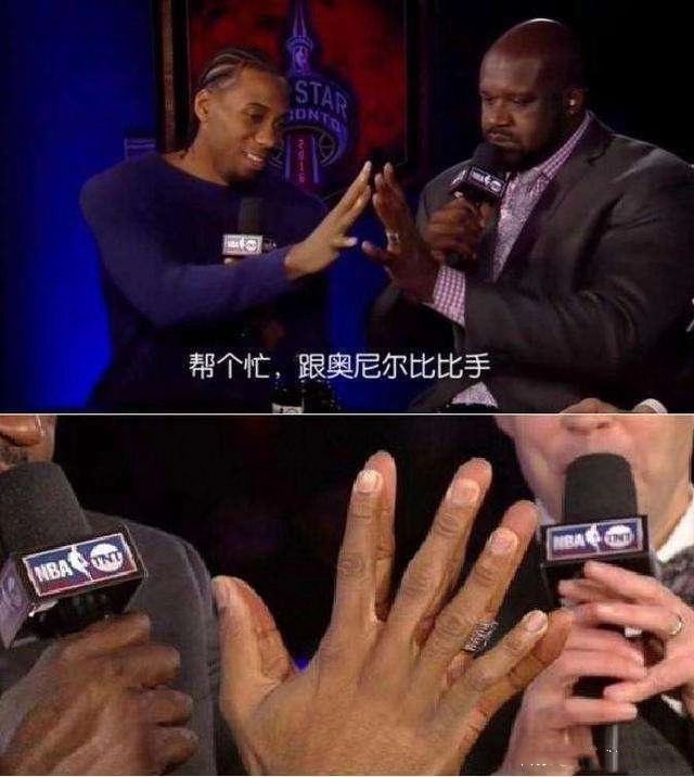 为什么nba球星不握手(伦纳德的大手有啥优势？指尖捅掉魔兽的扣篮，单手抓球像带了吸盘)