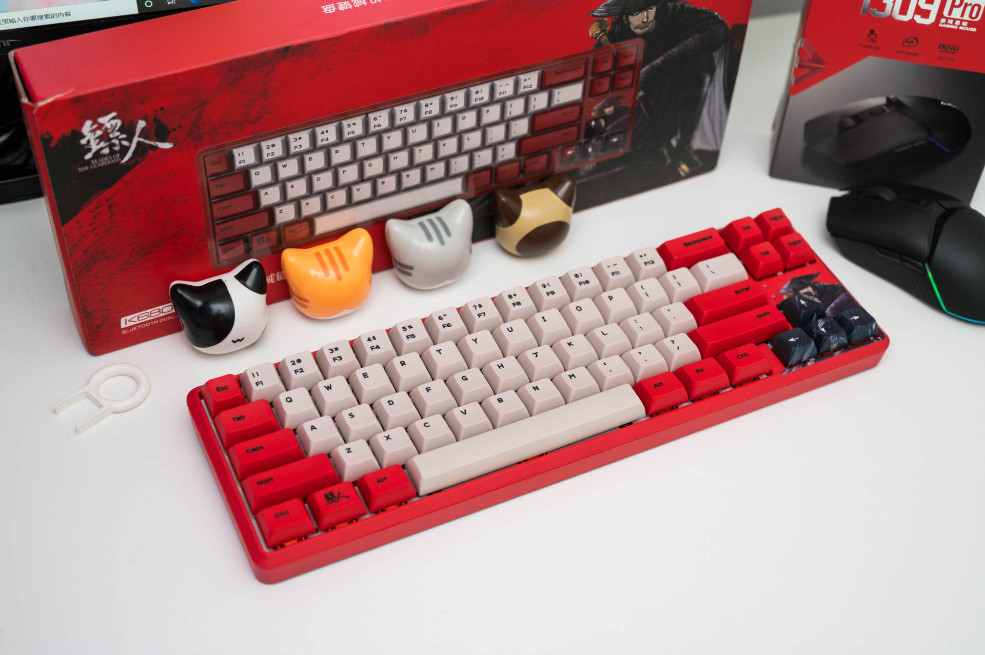 客制化68键配列的颜值巅峰，黑爵镖人机械键盘上手体验