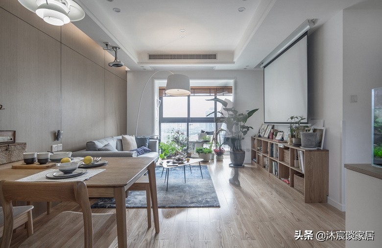 她的新家，轻松随性，全屋“森系”风格清新素雅，喜欢就照这样装