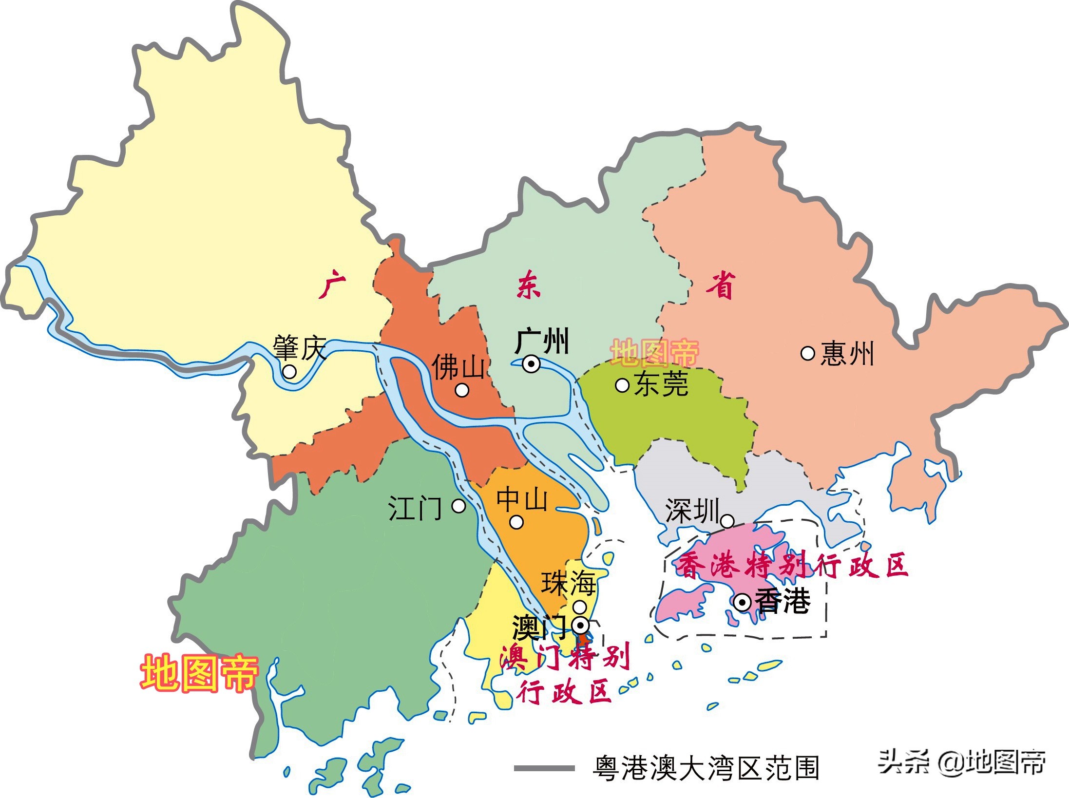 珠三角地区有哪些城市(广东有几个地级市？珠三角有几个)