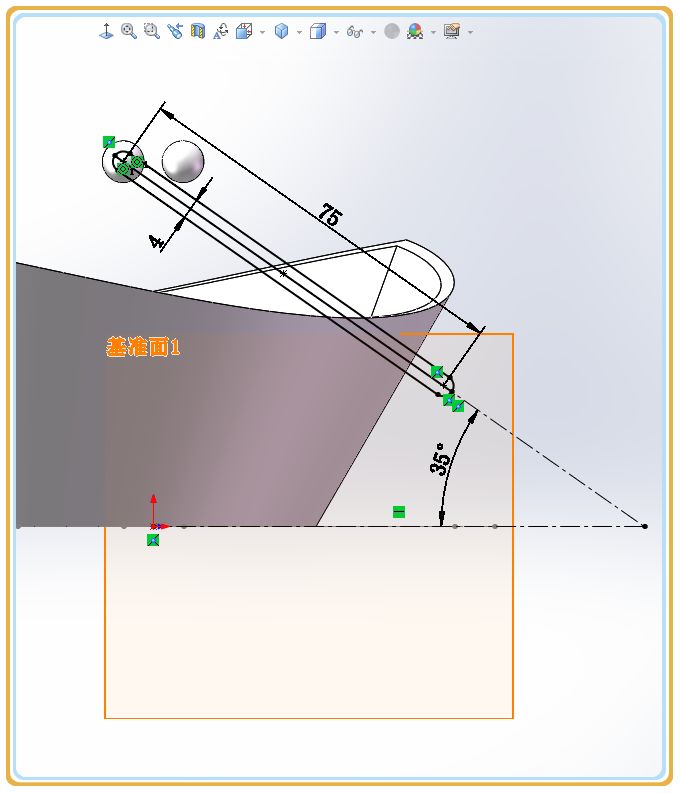 用SolidWorks画的小船和船桨，看图纸似乎挺复杂，但画起来并不难
