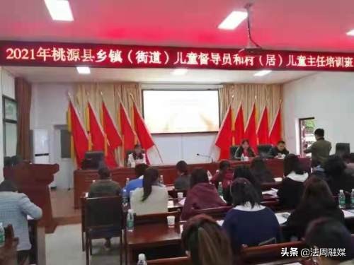 桃源县心理学专家为全县儿童指导员和儿童主任送课