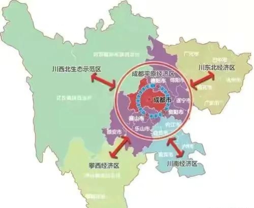 四川各市州分级：成都新一线，绵阳四川唯一三线城市