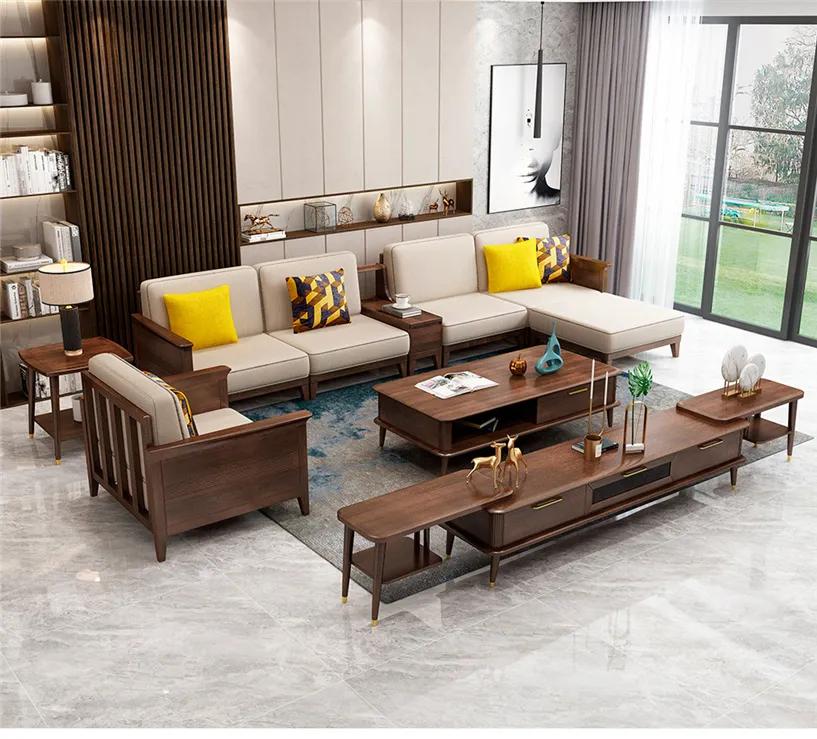 新中式沙发,实木沙发,简约轻奢沙发,组合沙发,价格分析如下