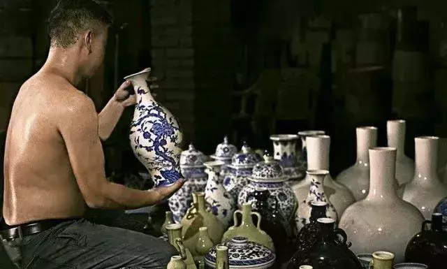 一件瓷器72道工序,有图有真相