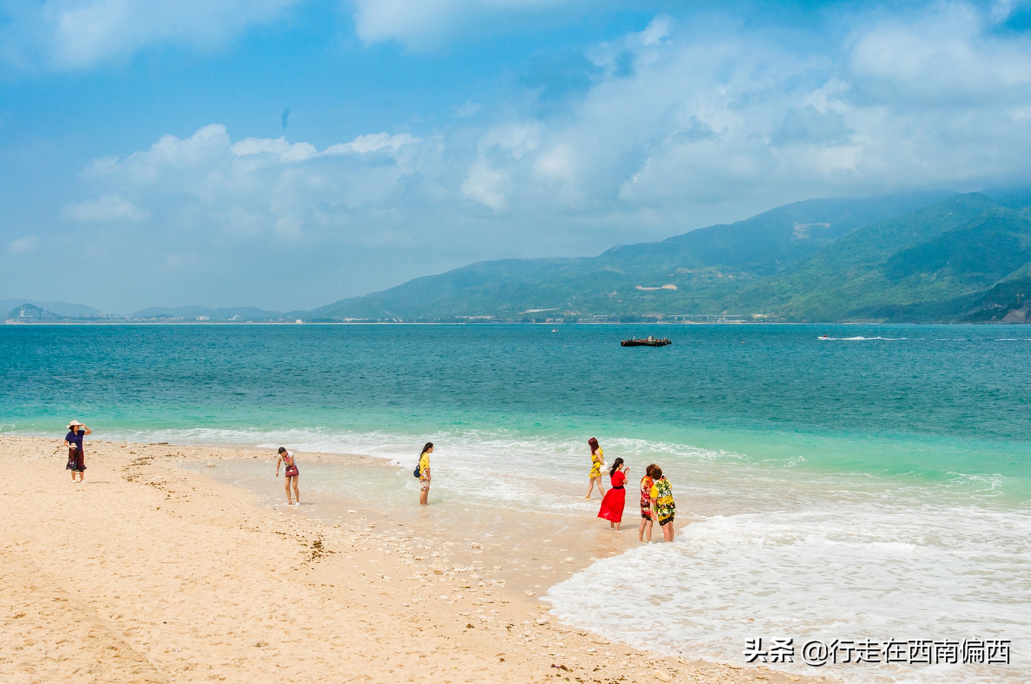 遊覽海南分界洲島優美句子