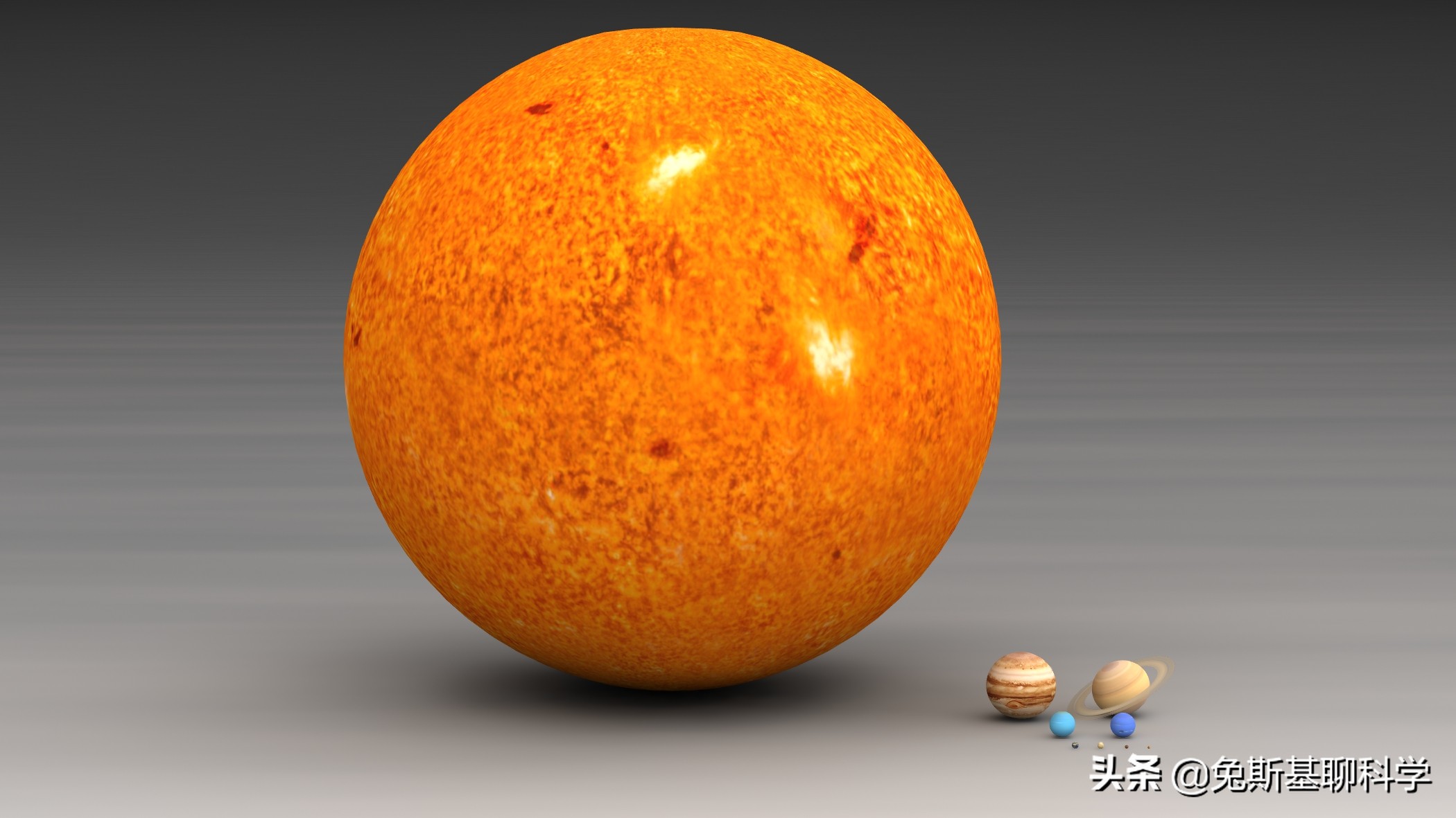 太阳系八大行星示意图（8张行星大小对比图）-第17张图片