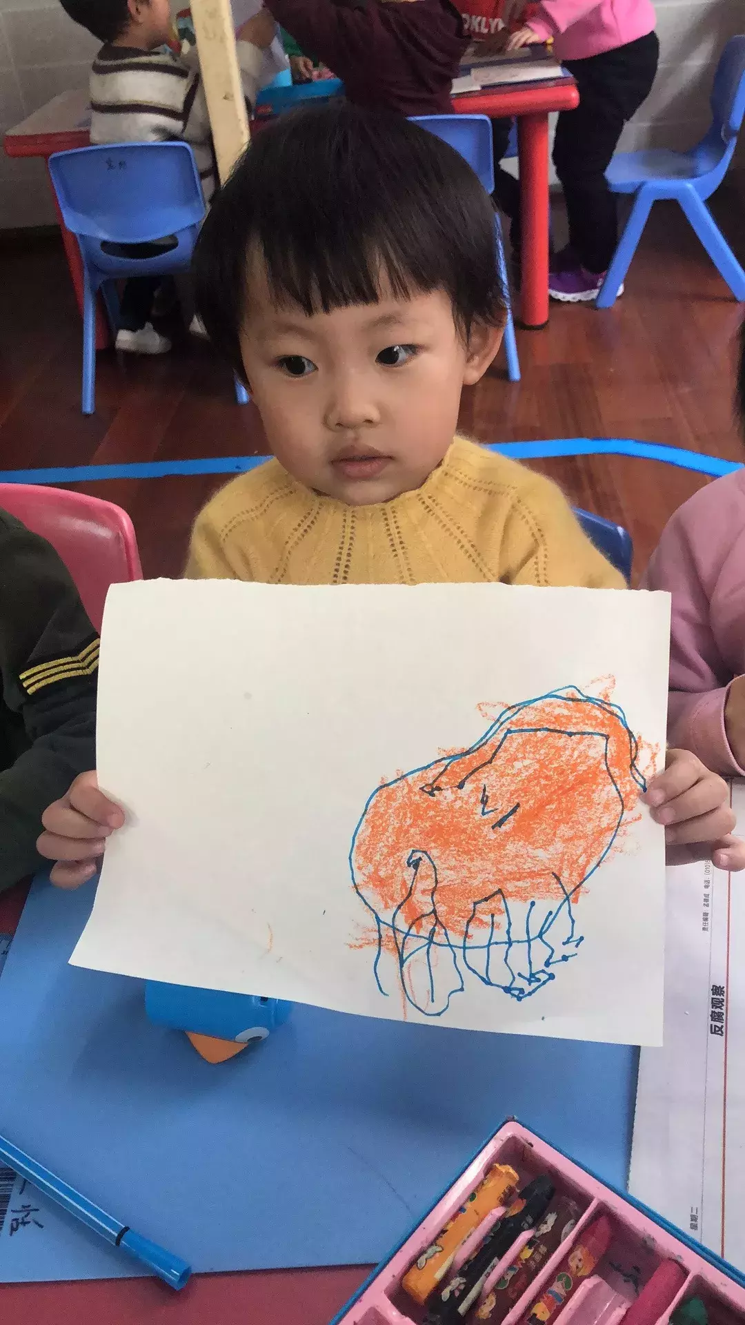 高碑店市第一幼儿园校园风景线:友爱的点点四班