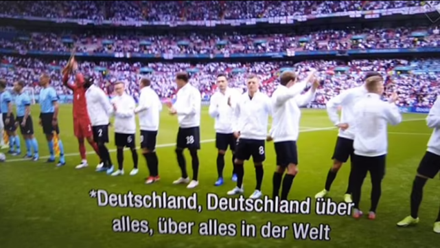 世界杯德国国歌(犯了大忌！荷兰电视台转播欧洲杯，竟为德国国歌配上纳粹歌词)