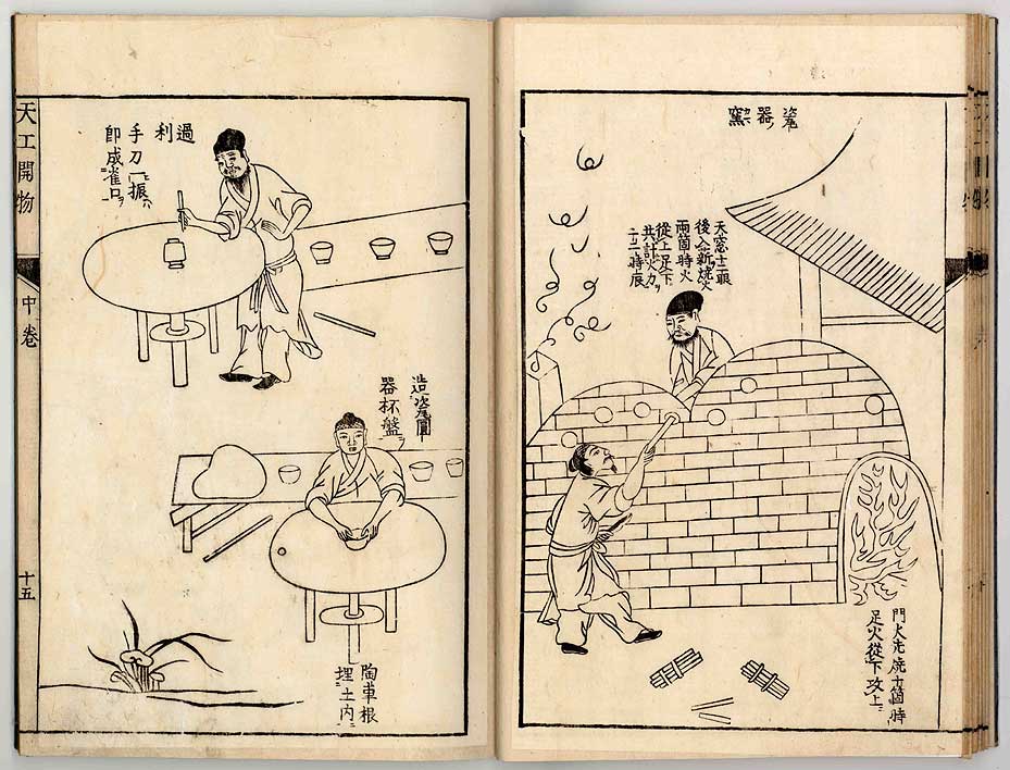 中国17世纪的工艺百科全书(明代宋应星的天工开物)