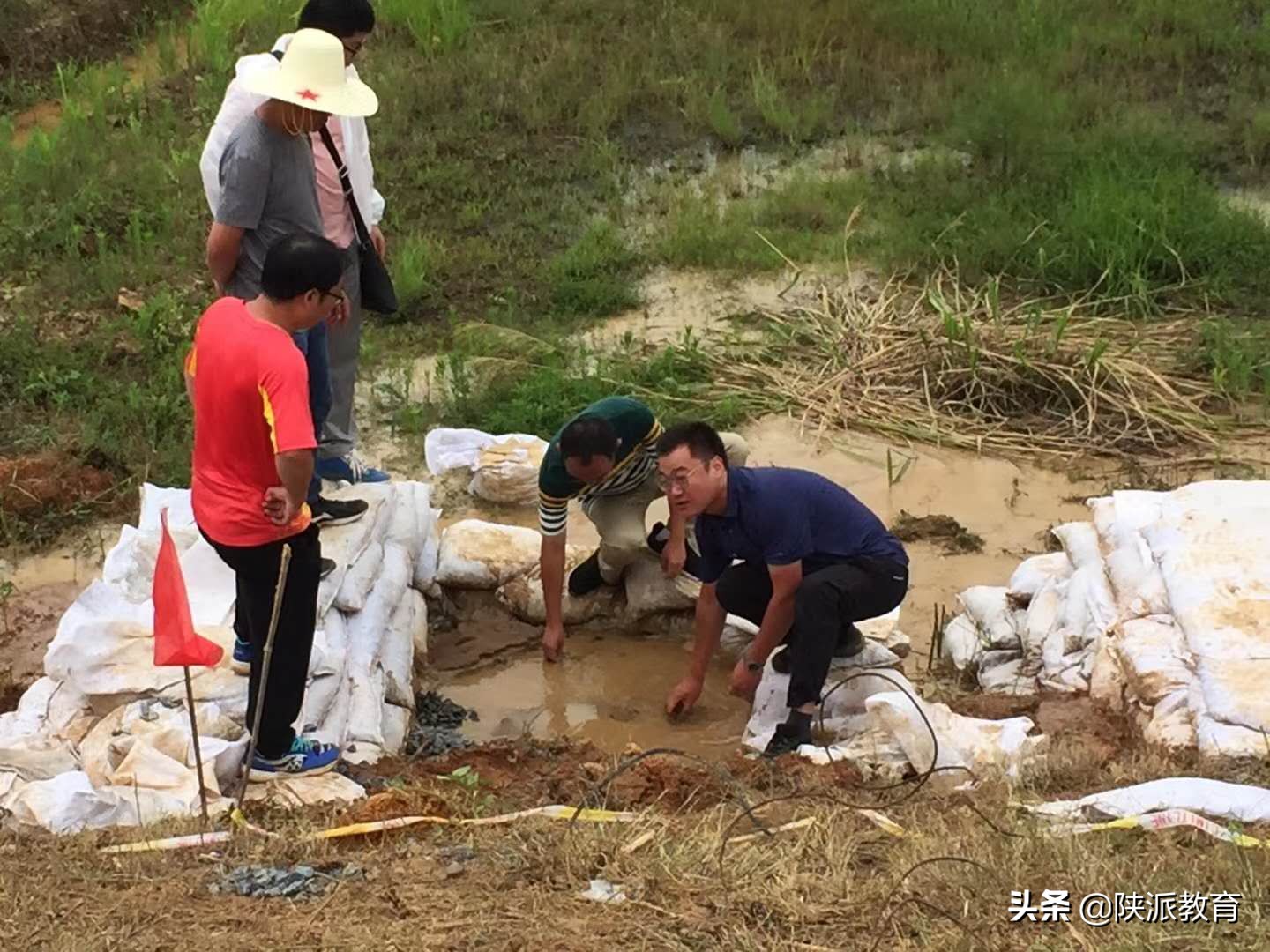 防汛救灾中的西农青春担当