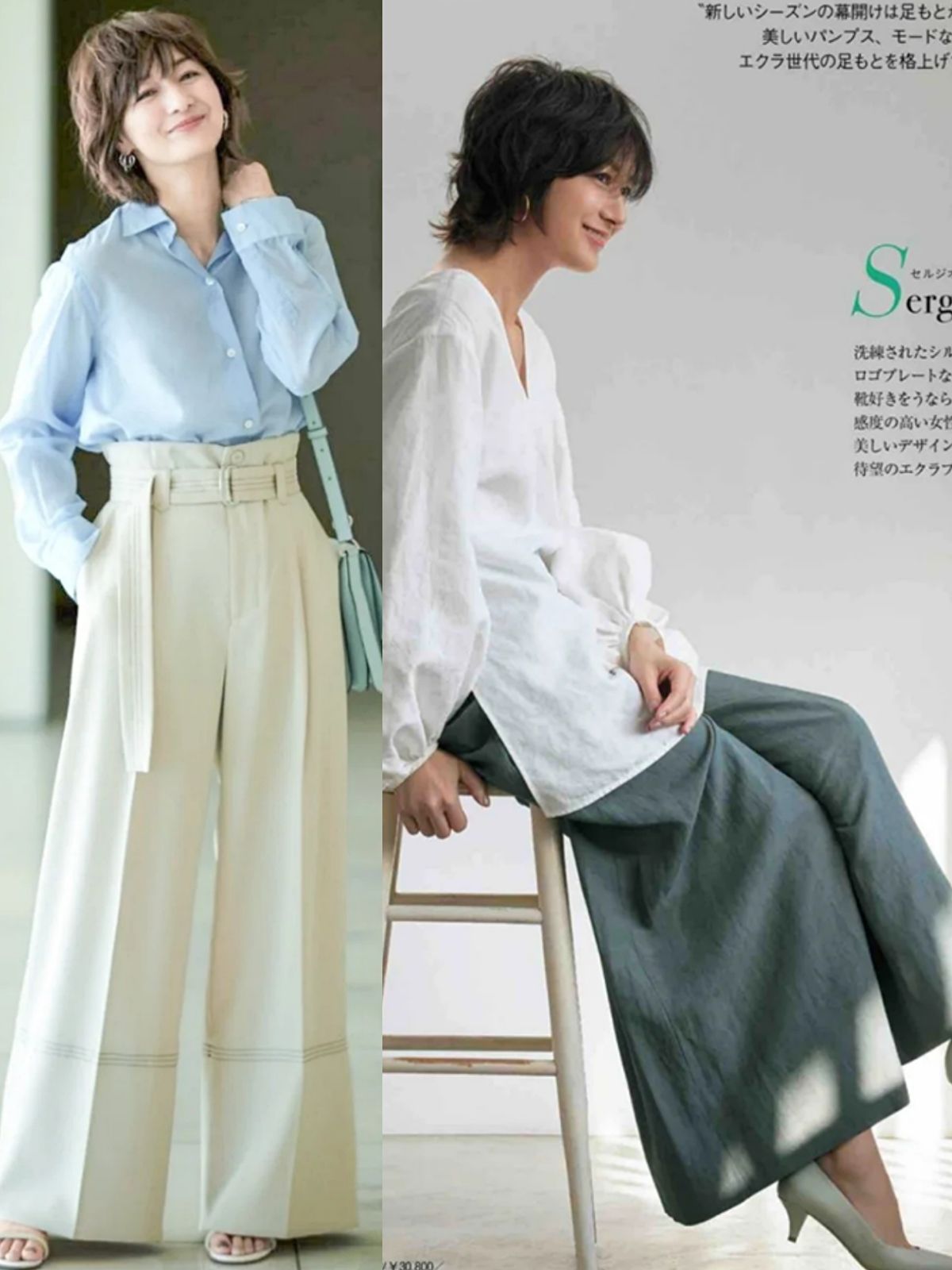 春季别总穿“大妈裤”，试试这4种时尚裤装，日本女人都爱不释手