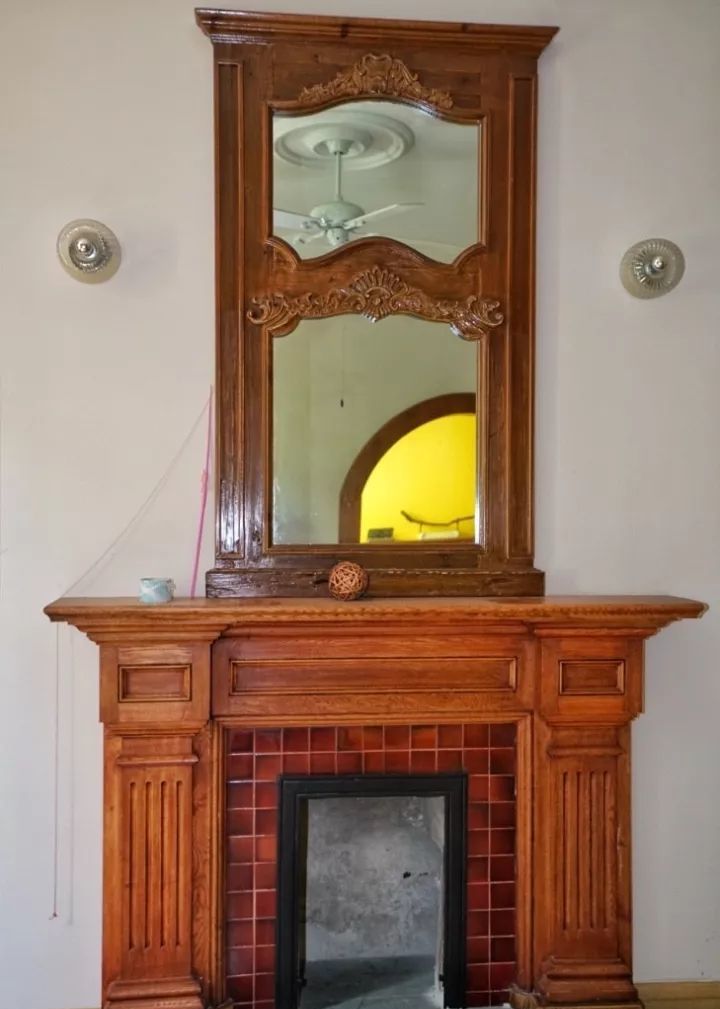 百年老洋房里面的壁炉,有100多种你,最后还有行宫里的