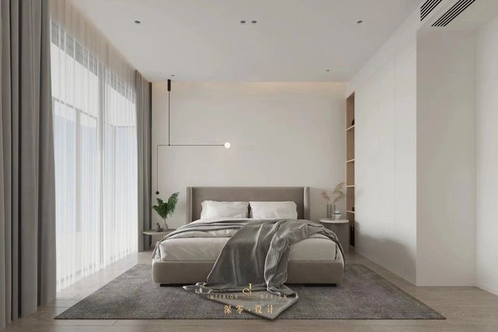 卧室小，我会这样安排床和衣柜，让木工无缝衔接打一起，实用性强