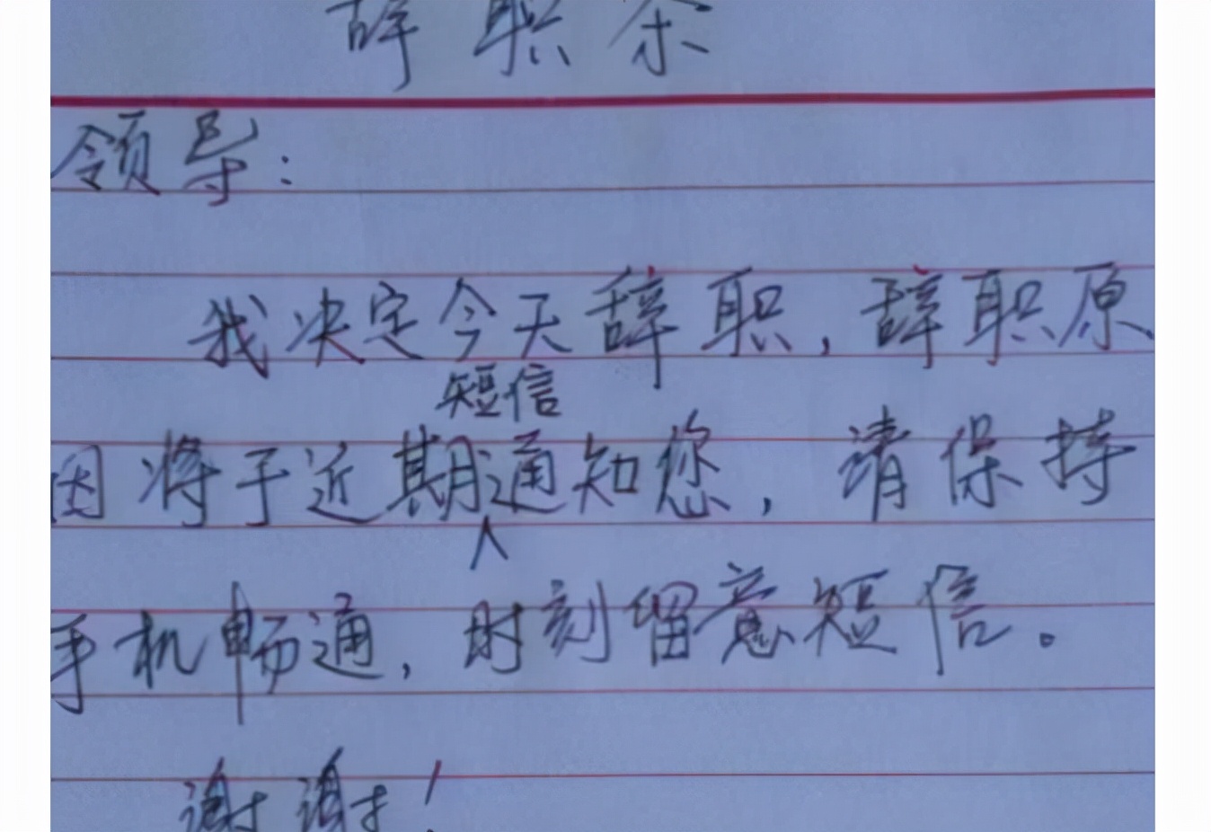 抖音最火辞职信(一封火爆全网的辞职信)插图(5)