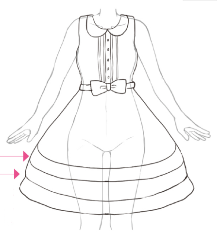 裙子怎麼畫裙子怎麼畫洛麗塔