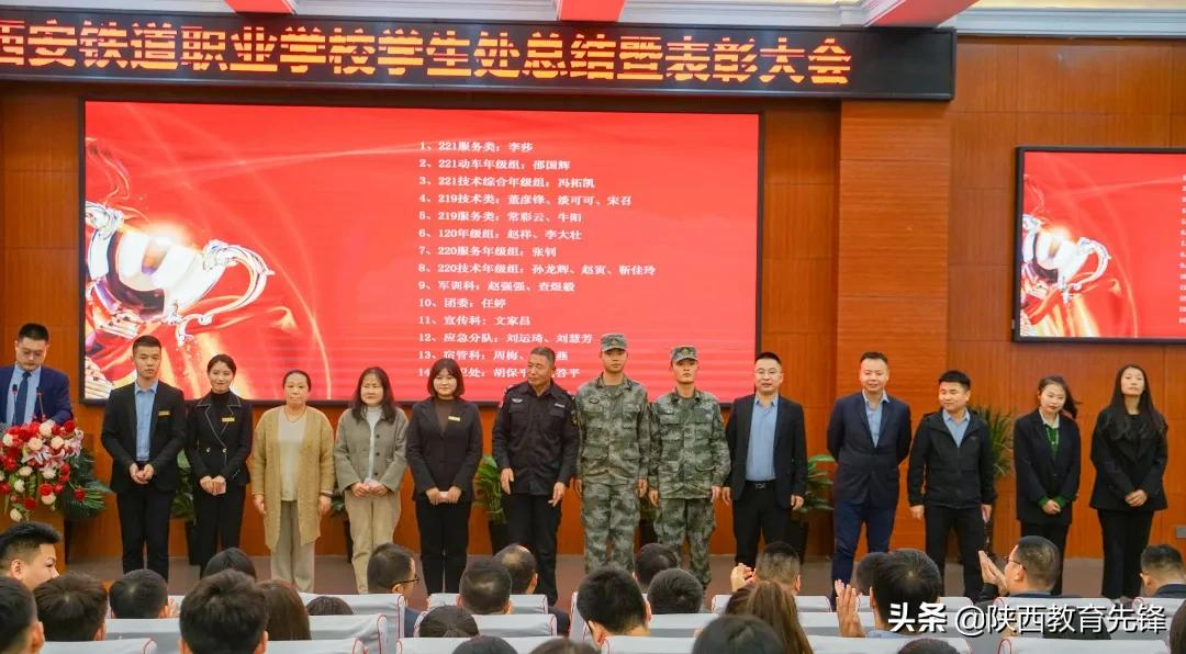 西安铁道职业学校学生处八九月份总结暨表彰大会