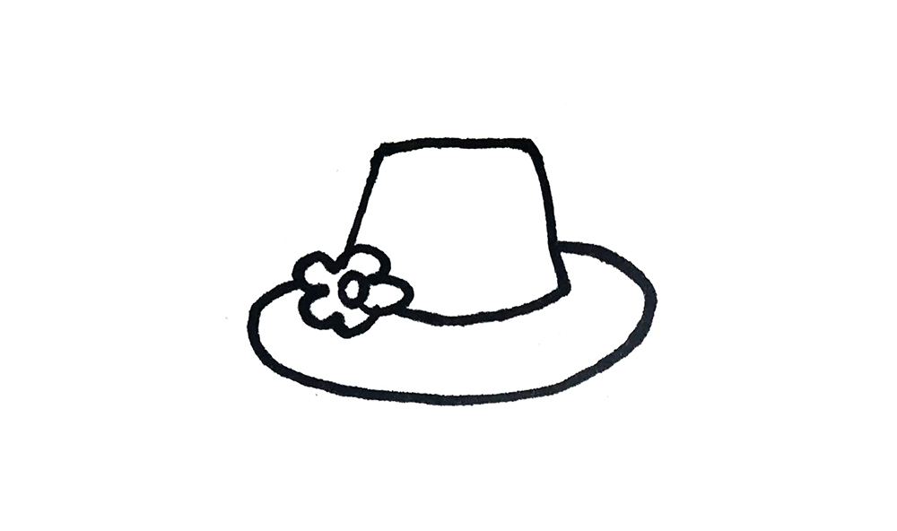 亲子简笔画帽子素材|15款卡通帽子的画法,简单易学