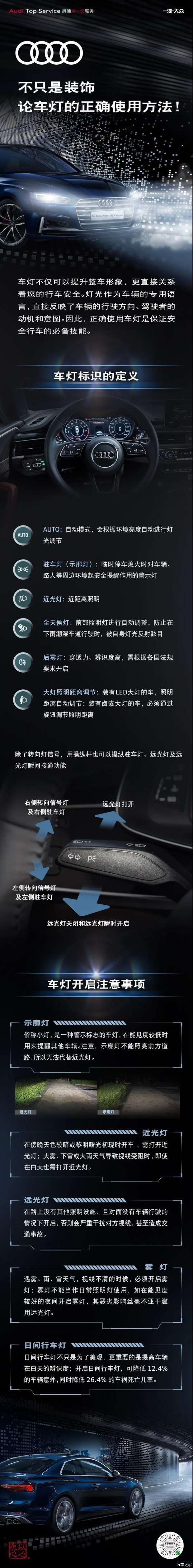 宁波润达奥迪4S店A6大灯开关更换维修服务