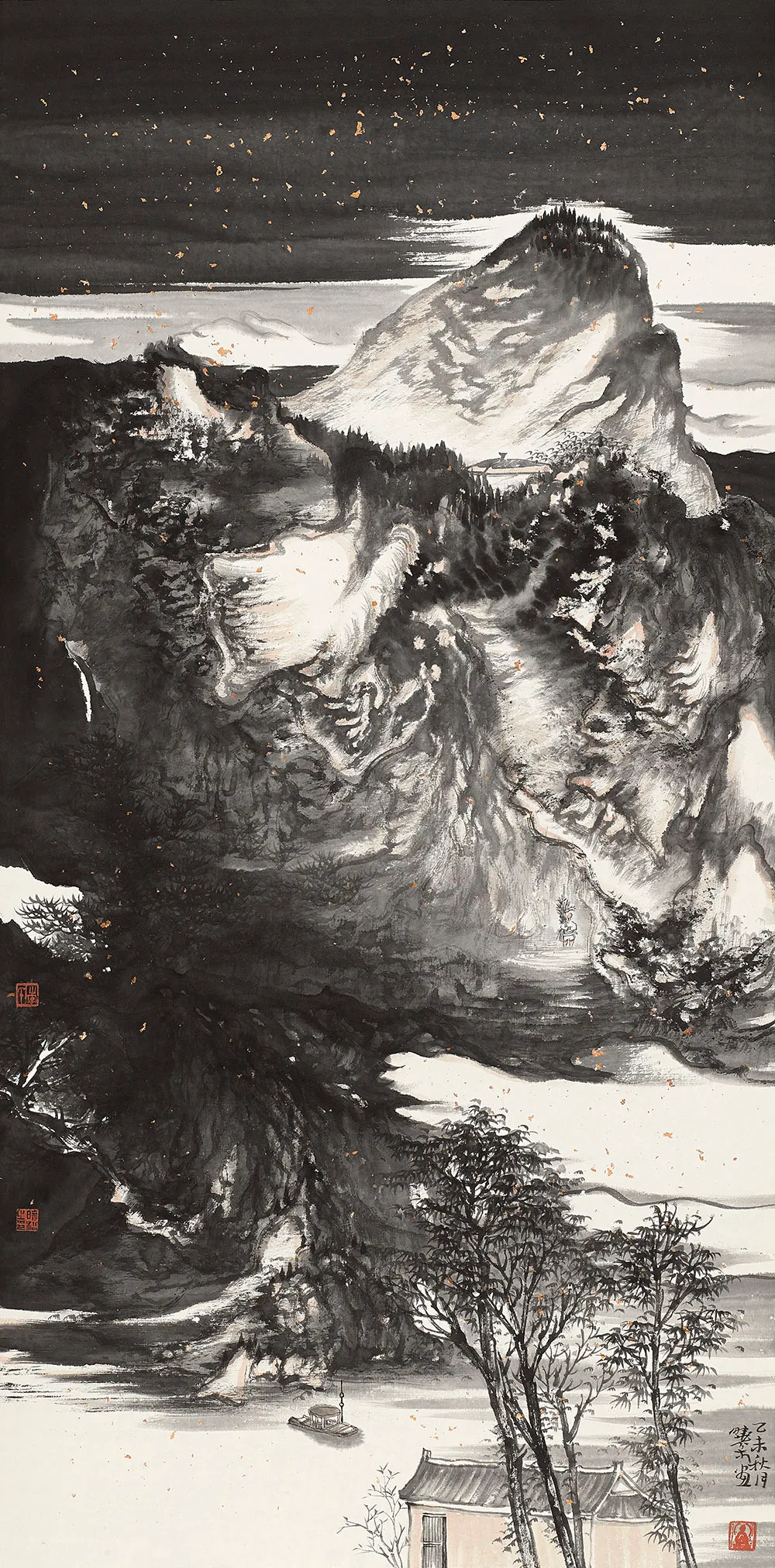 国庆特辑|中国艺术研究院李晓松山水画主题创作研修班第一课_晶羽科技