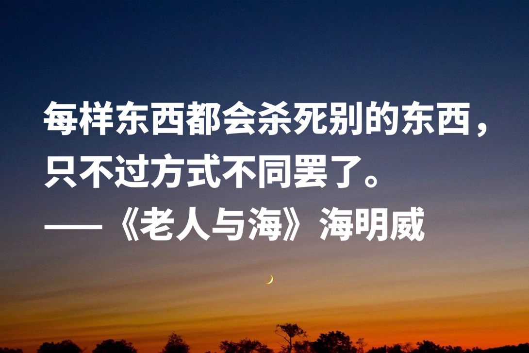 老人与海好词100个老人与海的优美词语